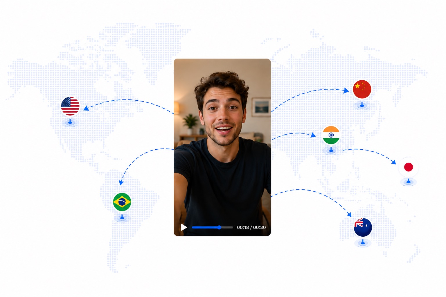 Launch one ad worldwide